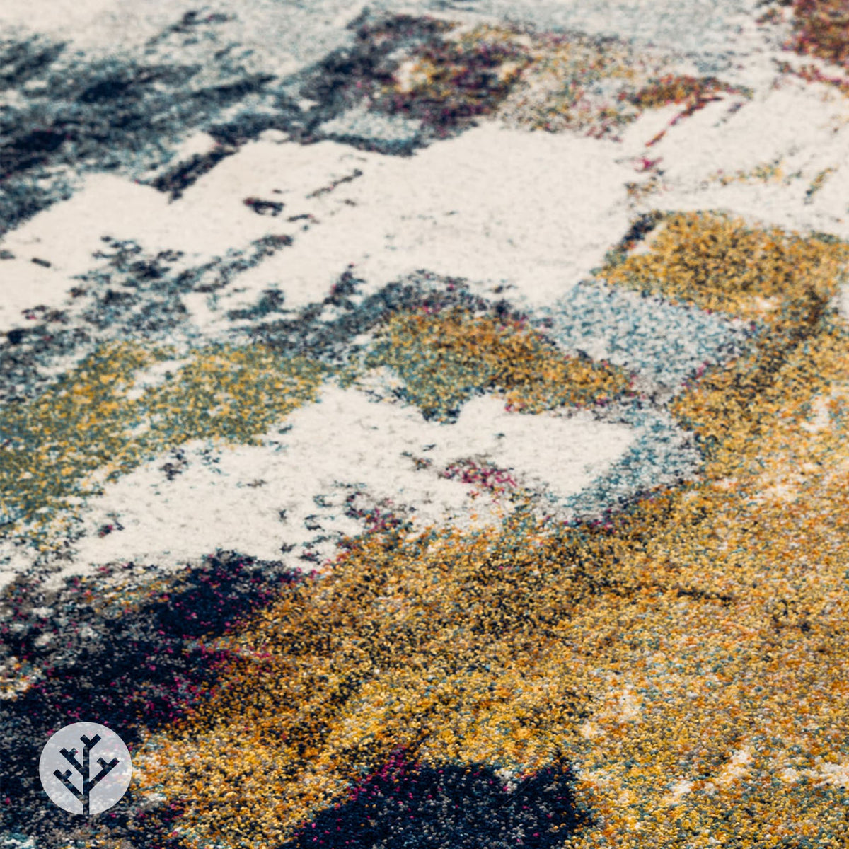 Moderni Mustard Multi Luxury Rug | WVH®