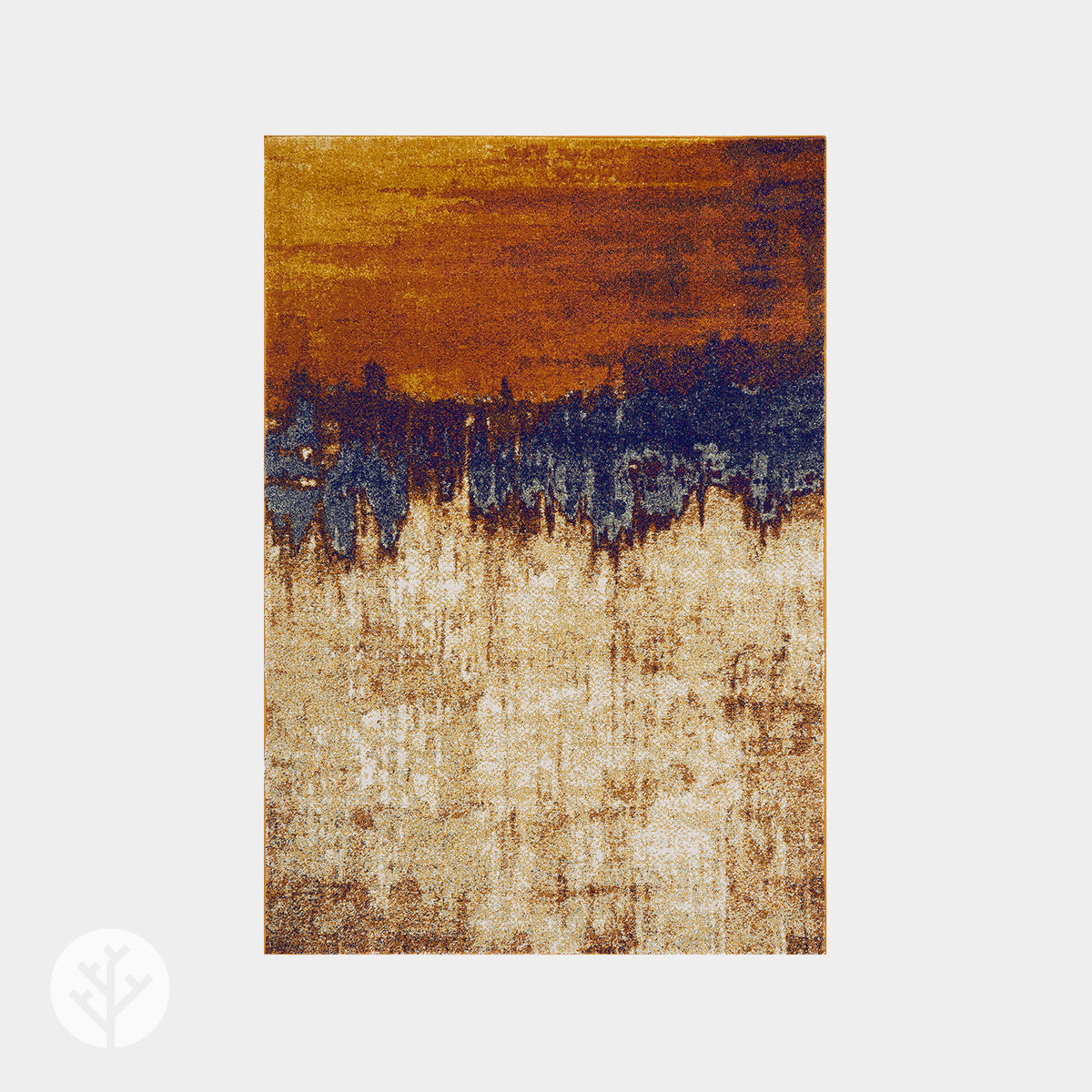 Moderni Orange Blaze Luxury Rug | WVH®