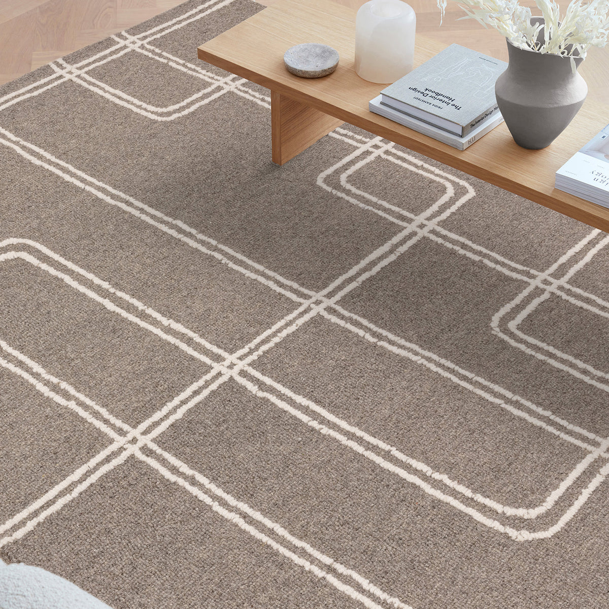 Pathways Rug Pathway Grey Luxury Rug | WVH®