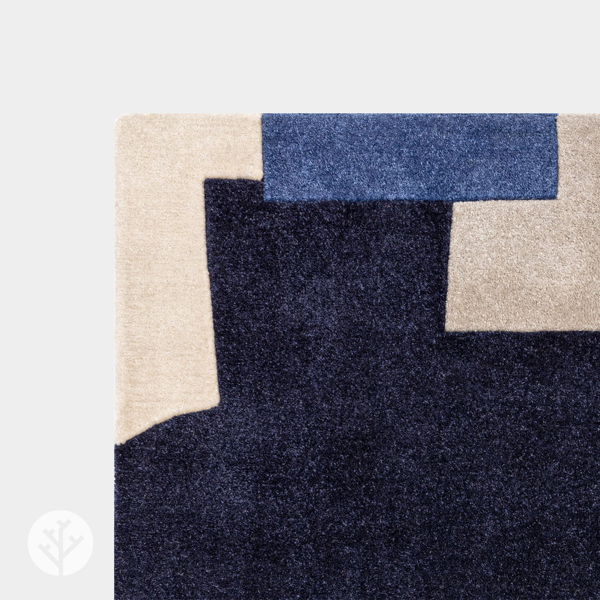 Retro Blue Element Luxury Rug | WVH®