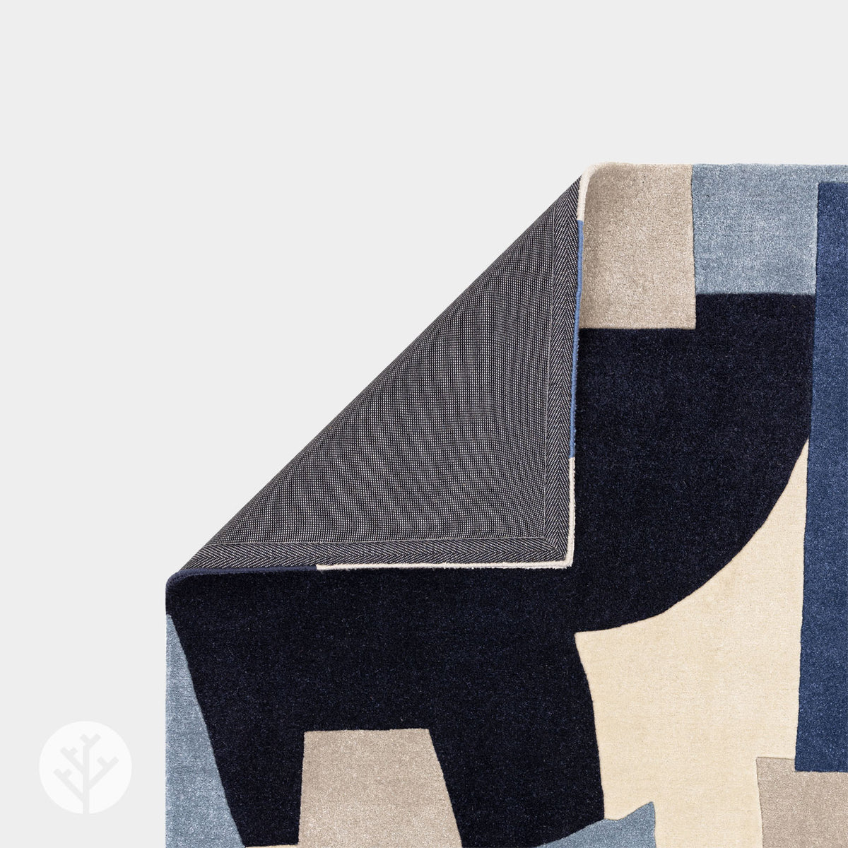 Retro Blue Element Luxury Rug | WVH®