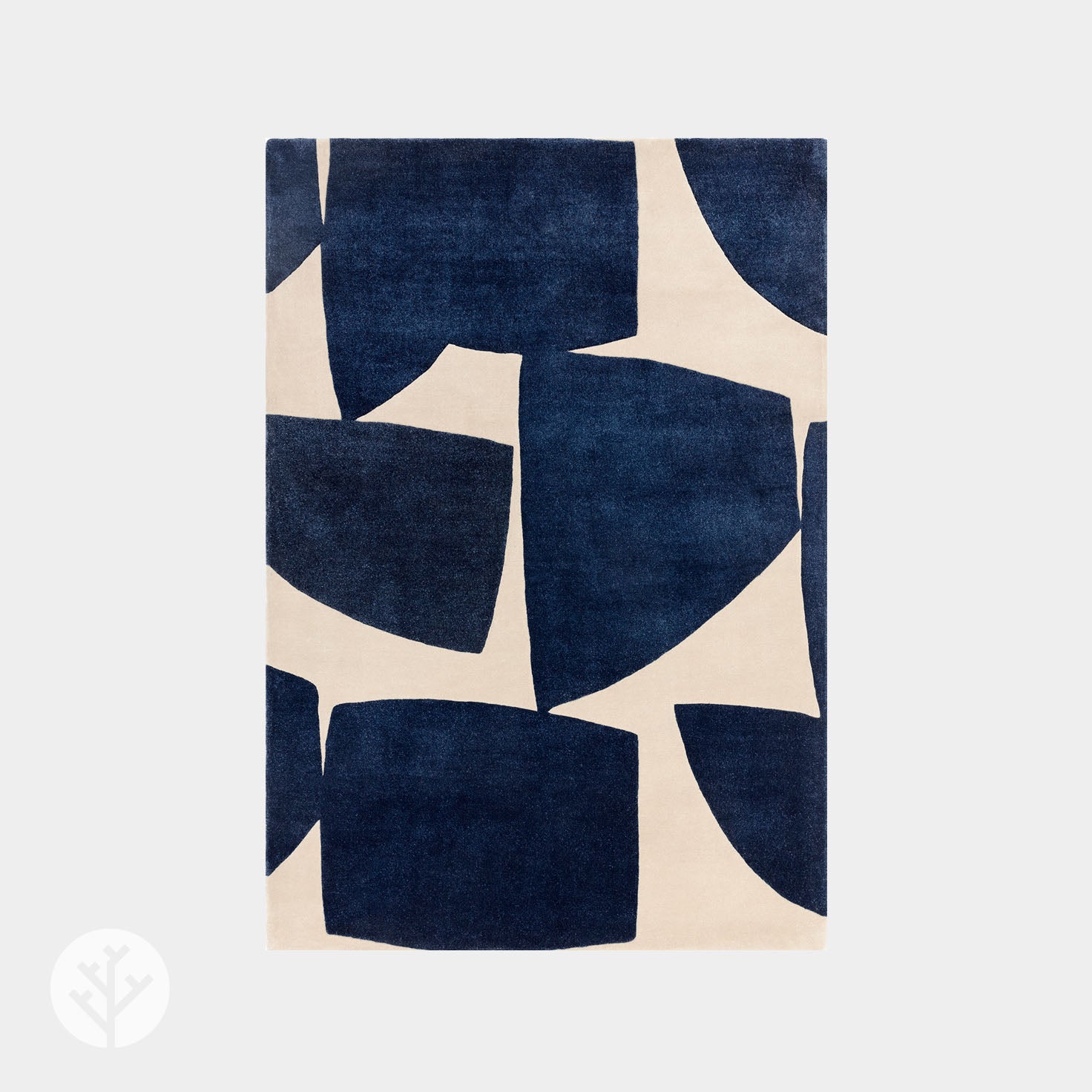 Retro Blue Kite Luxury Rug | WVH®