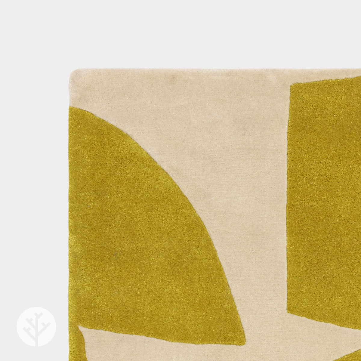 Retro Chartreuse Kite Luxury Rug | WVH®