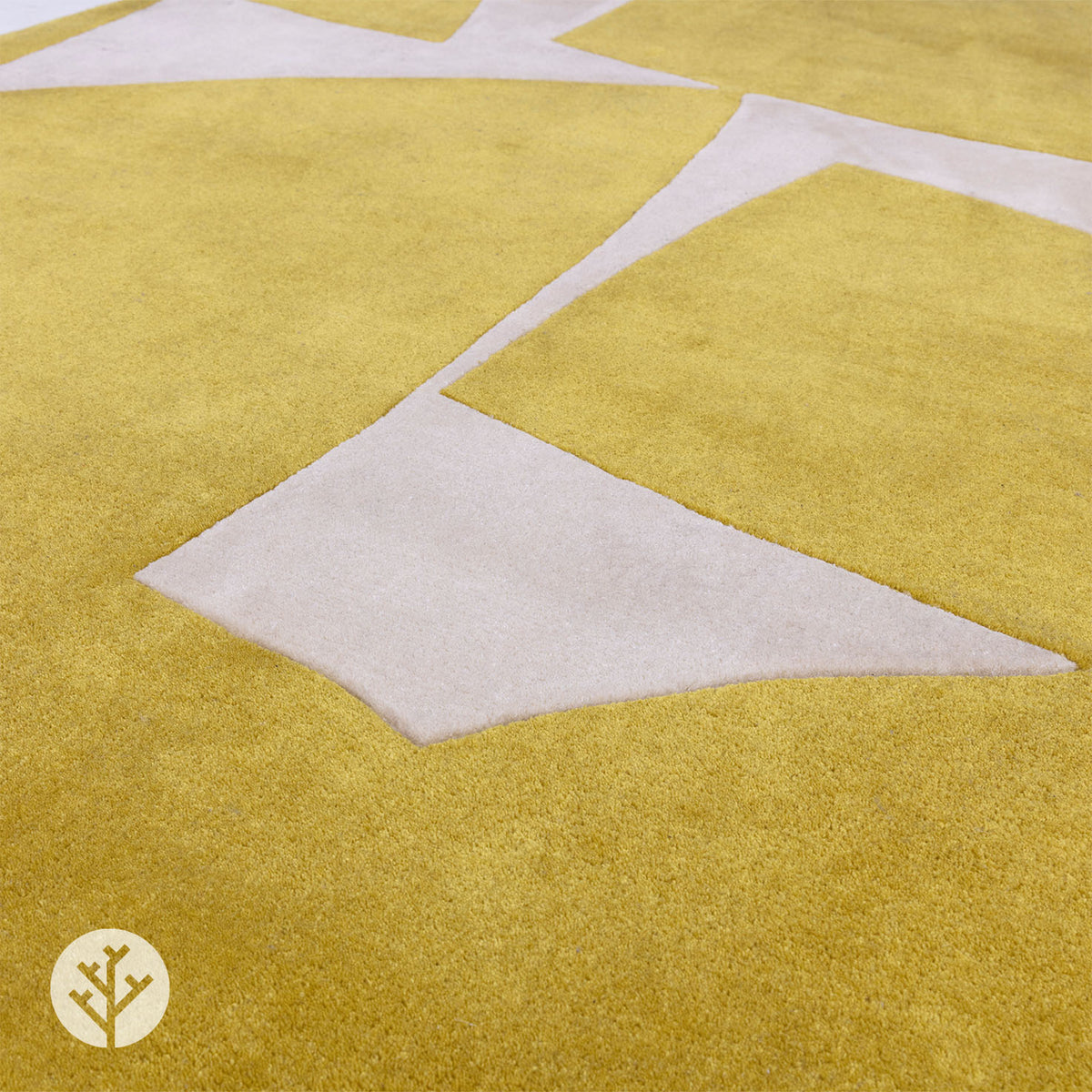 Retro Chartreuse Kite Luxury Rug | WVH®