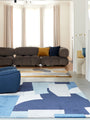 Retro Blue Element Luxury Rug | WVH®