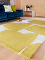 Retro Chartreuse Kite Luxury Rug | WVH®