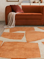Retro Orange Kite Luxury Rug | WVH®