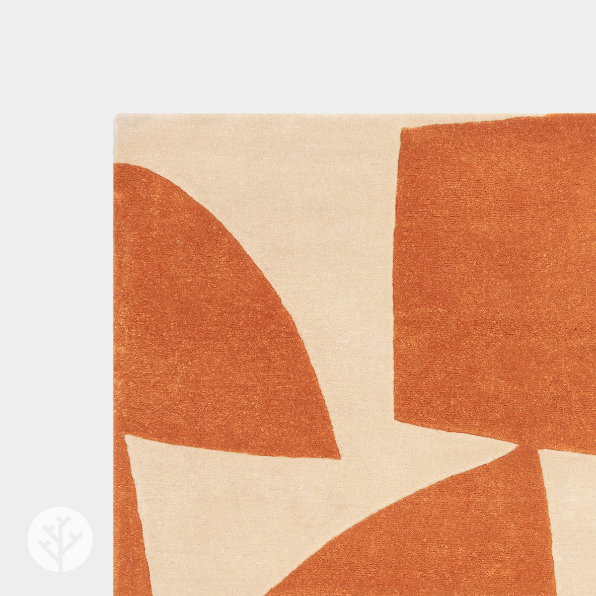 Retro Orange Kite Luxury Rug | WVH®