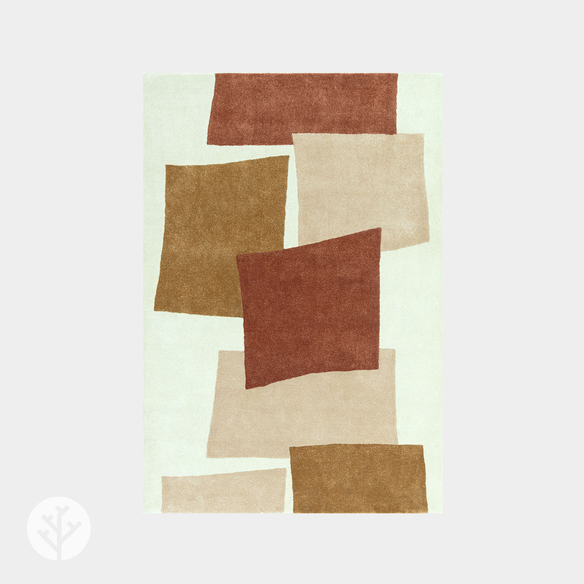 Retro Red Papercut Luxury Rug | WVH®