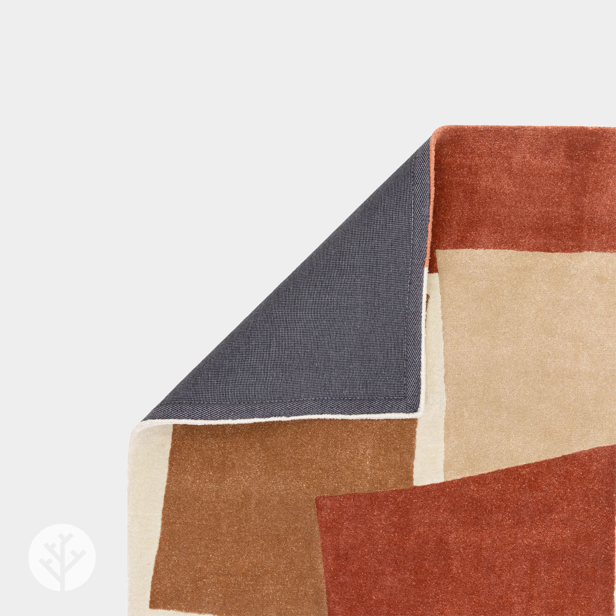 Retro Red Papercut Luxury Rug | WVH®