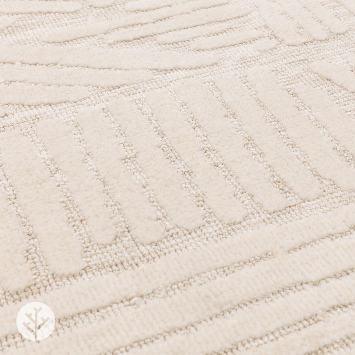 Shape Beige Trapezium Luxury Rug | WVH®
