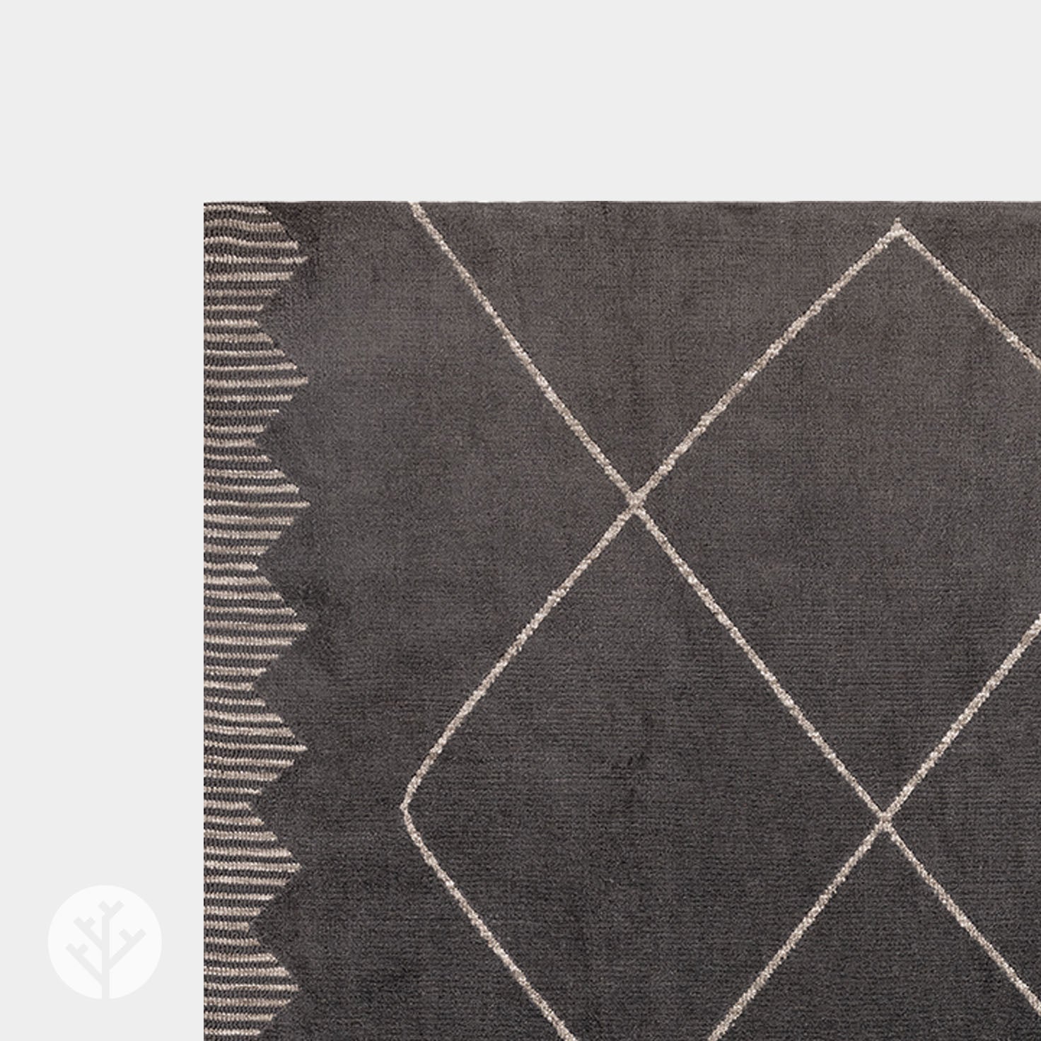 Shape Black Diamond Luxury Rug | WVH®