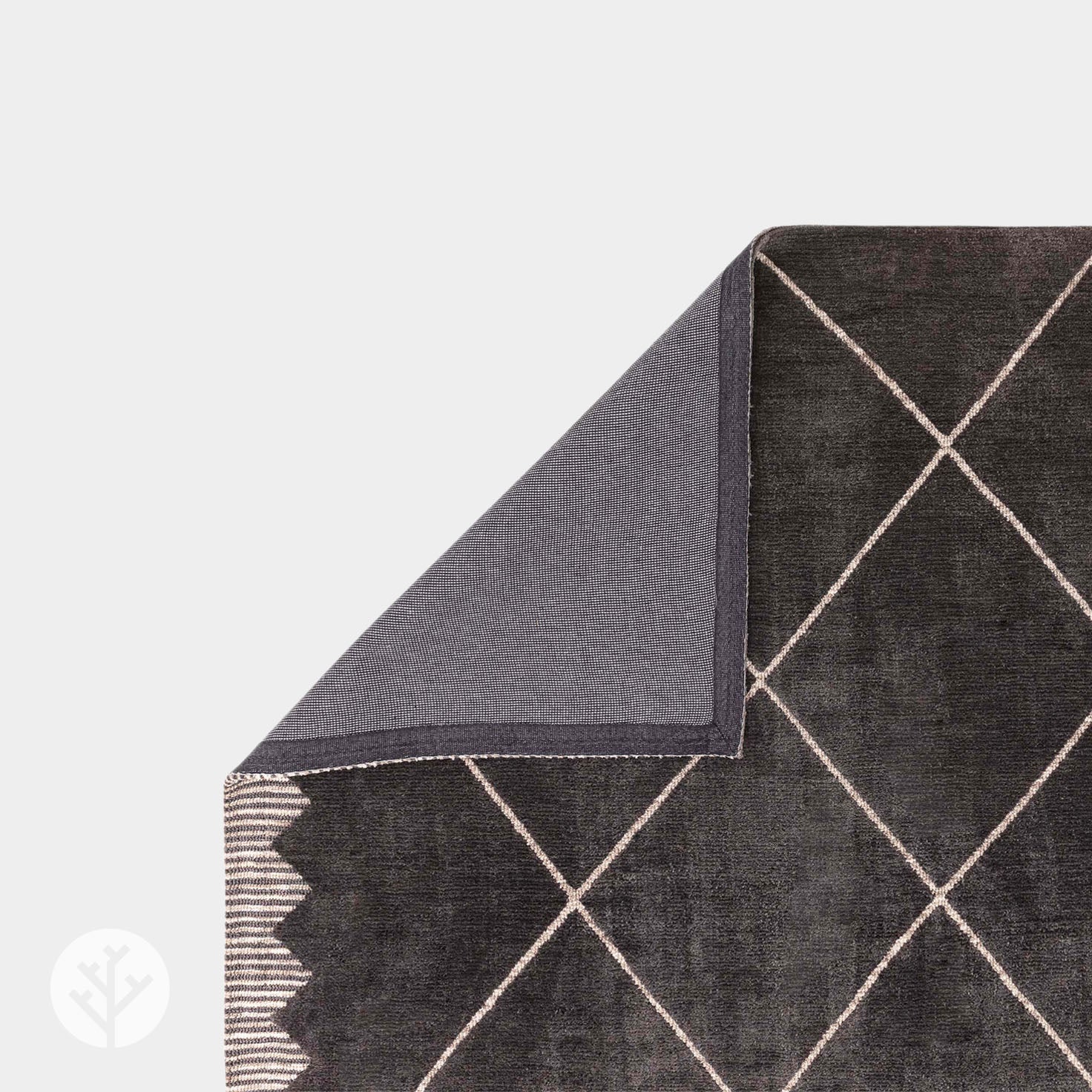 Shape Black Diamond Luxury Rug | WVH®