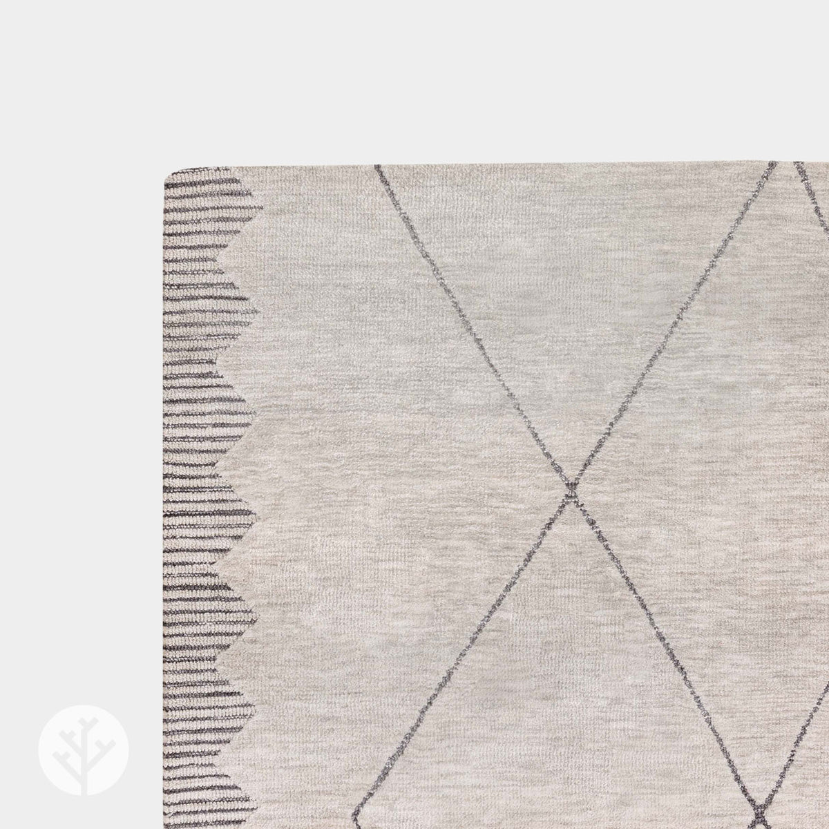 Shape Grey Diamond Luxury Rug | WVH®