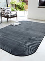 Urban Shape Black and Charcoal Luxury Rug | WVH®