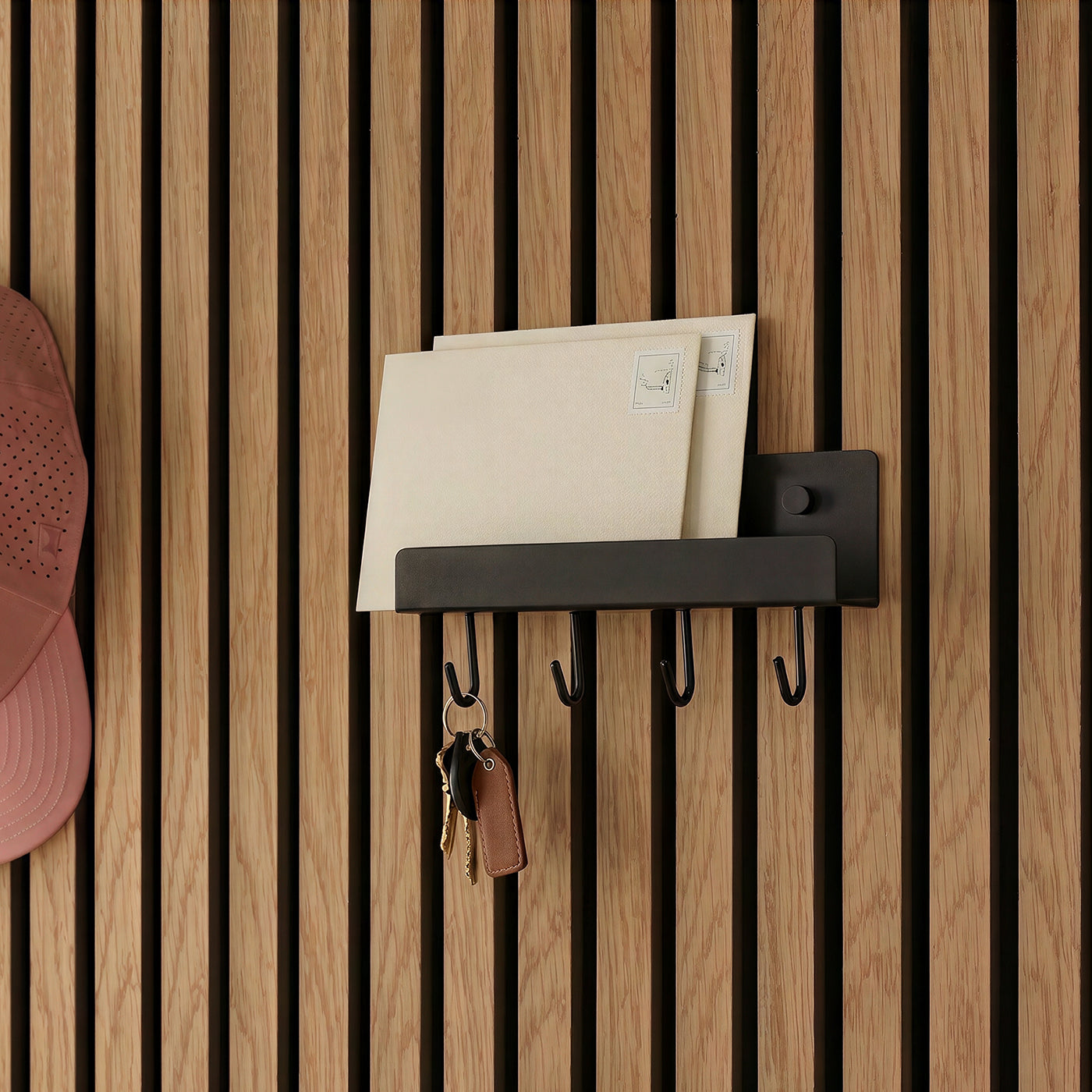 Shelf with Hooks and EVA Felt | Panel Accessories by Acupanel®