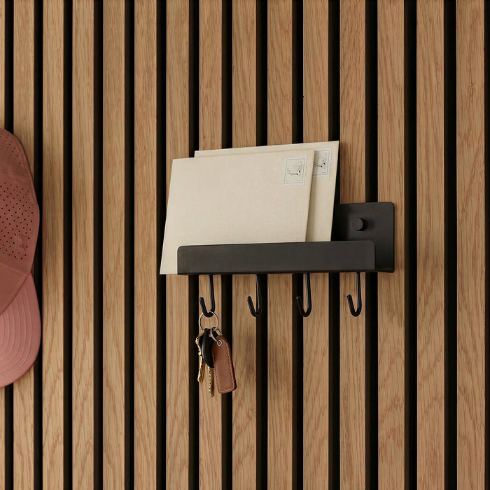Shelf with Hooks and EVA Felt | Panel Accessories by Acupanel®