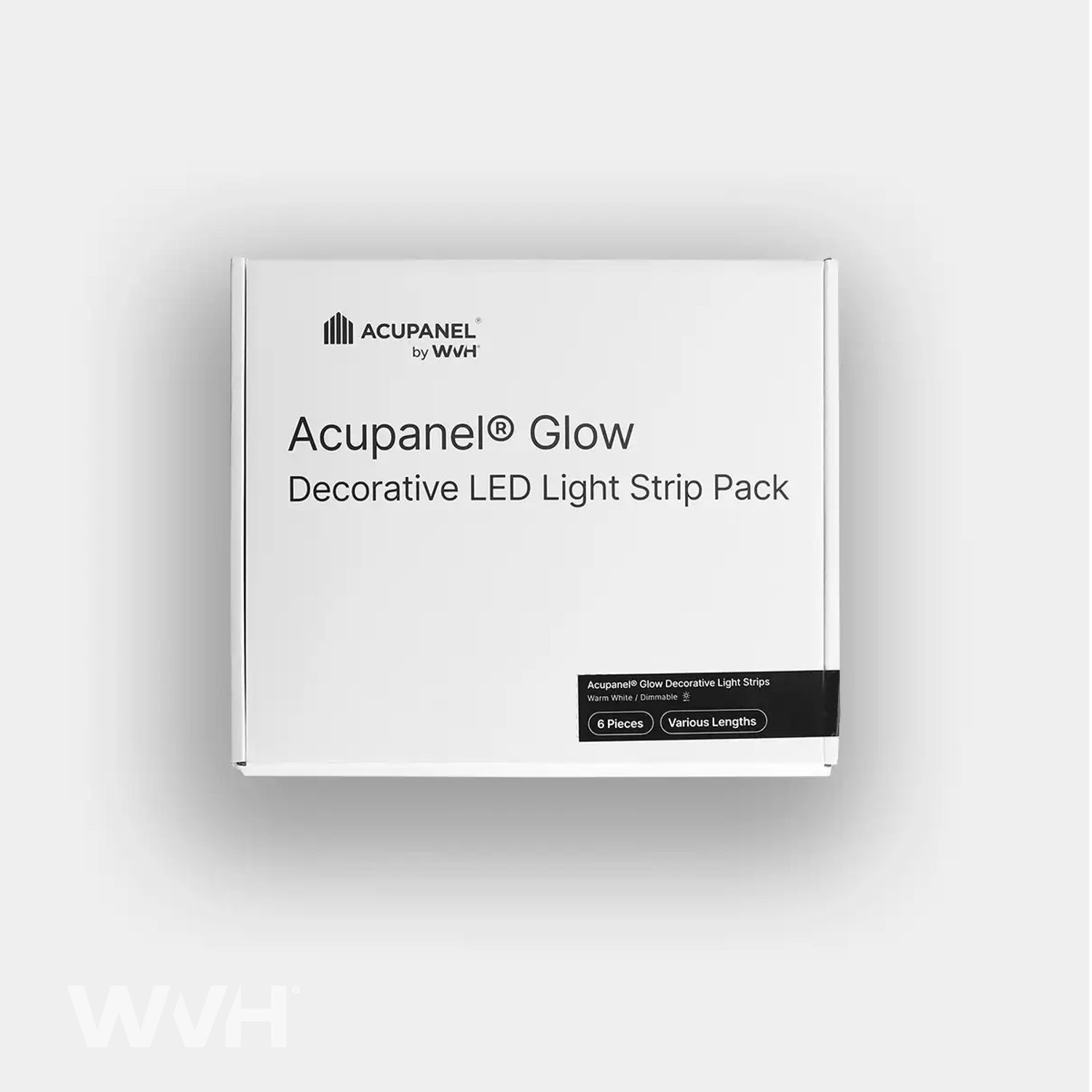 Acupanel® Glow Flexible Decorative LED Light Strip 6-Pack