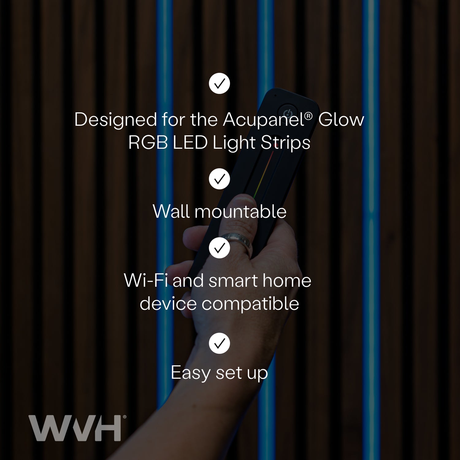 Acupanel® Glow LED RGB Remote Control