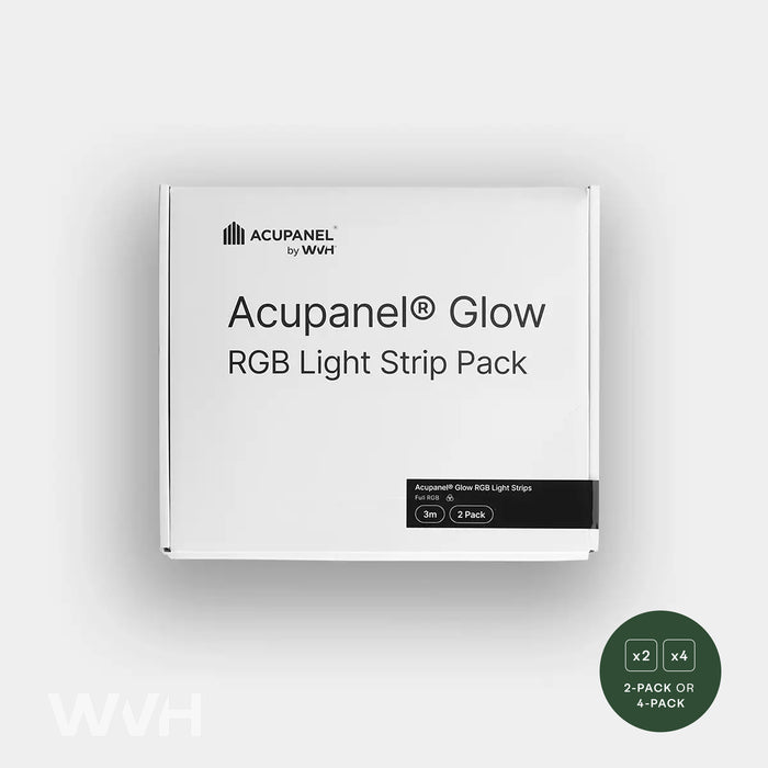 Acupanel® Glow Flexible RGB LED Light Strip Pack