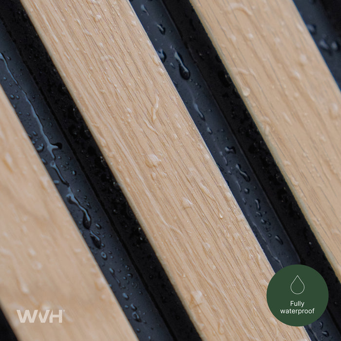 Acupanel® Hydro Oak Waterproof Wall Panels