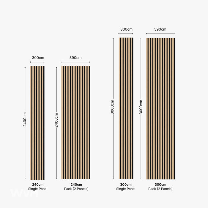 Acupanel® Hydro Oak Waterproof Wall Panels