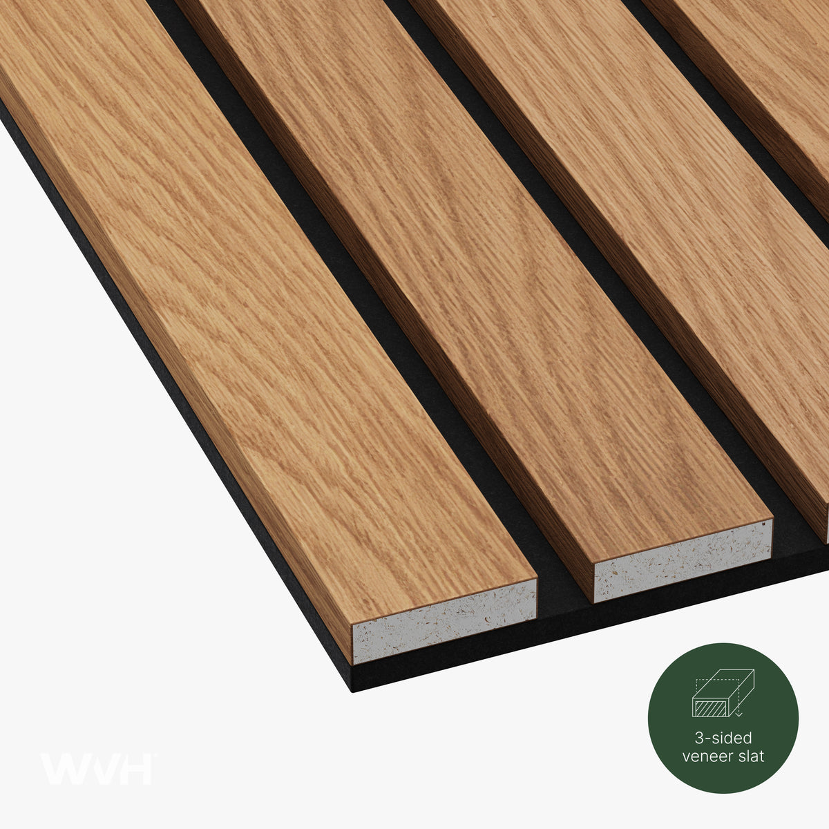 Acupanel® Luxe Plus Oak Fire-Rated Acoustic Wood Wall Panels