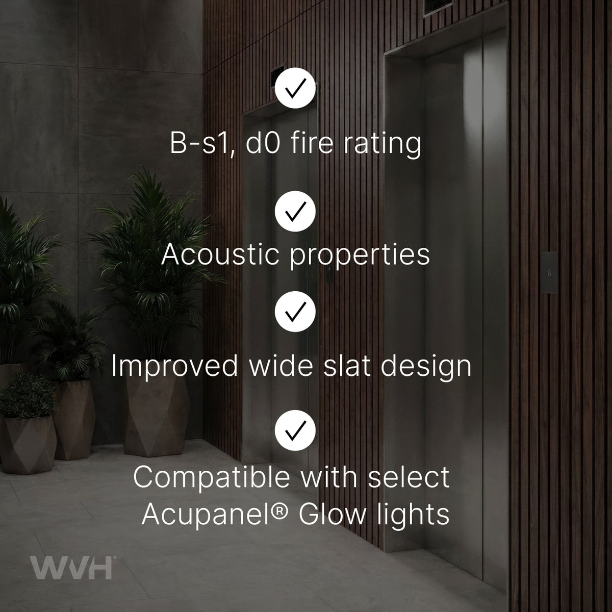 Acupanel® Luxe Plus Oak Fire-Rated Acoustic Wood Wall Panels