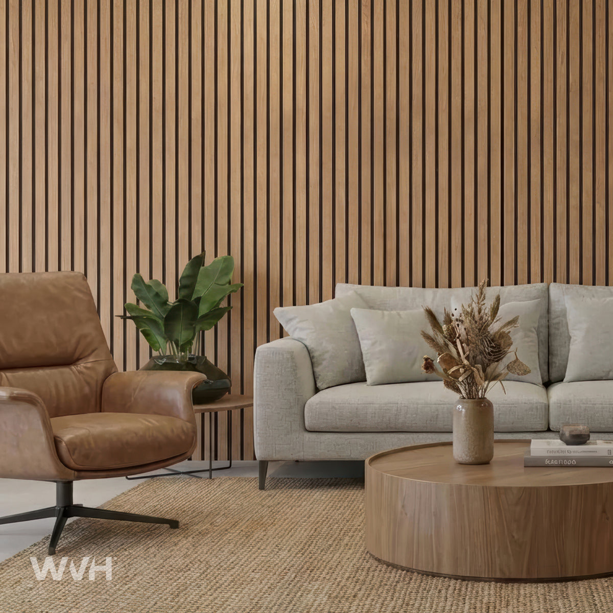 Acupanel® Luxe Plus Oak Fire-Rated Acoustic Wood Wall Panels