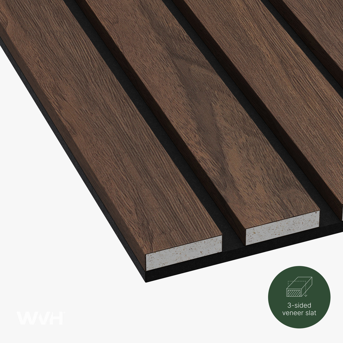 Acupanel® Luxe Plus Walnut Fire-Rated Acoustic Wood Wall Panels