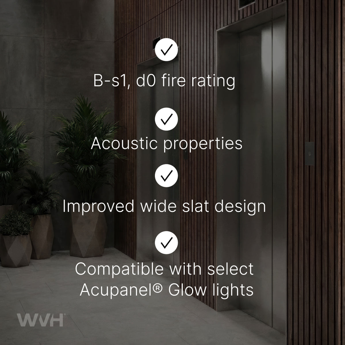 Acupanel® Luxe Plus Walnut Fire-Rated Acoustic Wood Wall Panels