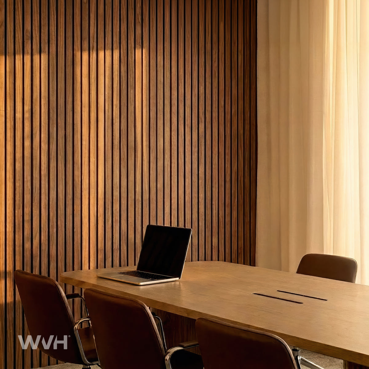 Acupanel® Luxe Plus Walnut Fire-Rated Acoustic Wood Wall Panels