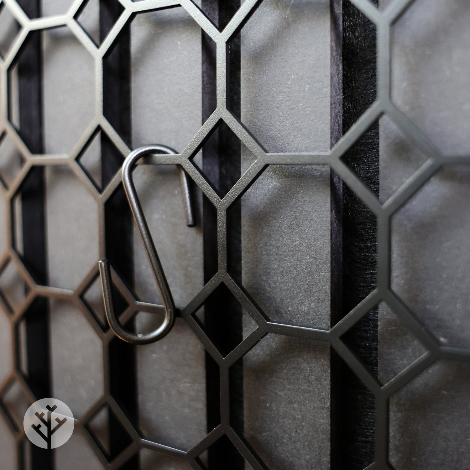 Storage Grid with Four Hooks | Panel Accessories by Acupanel®