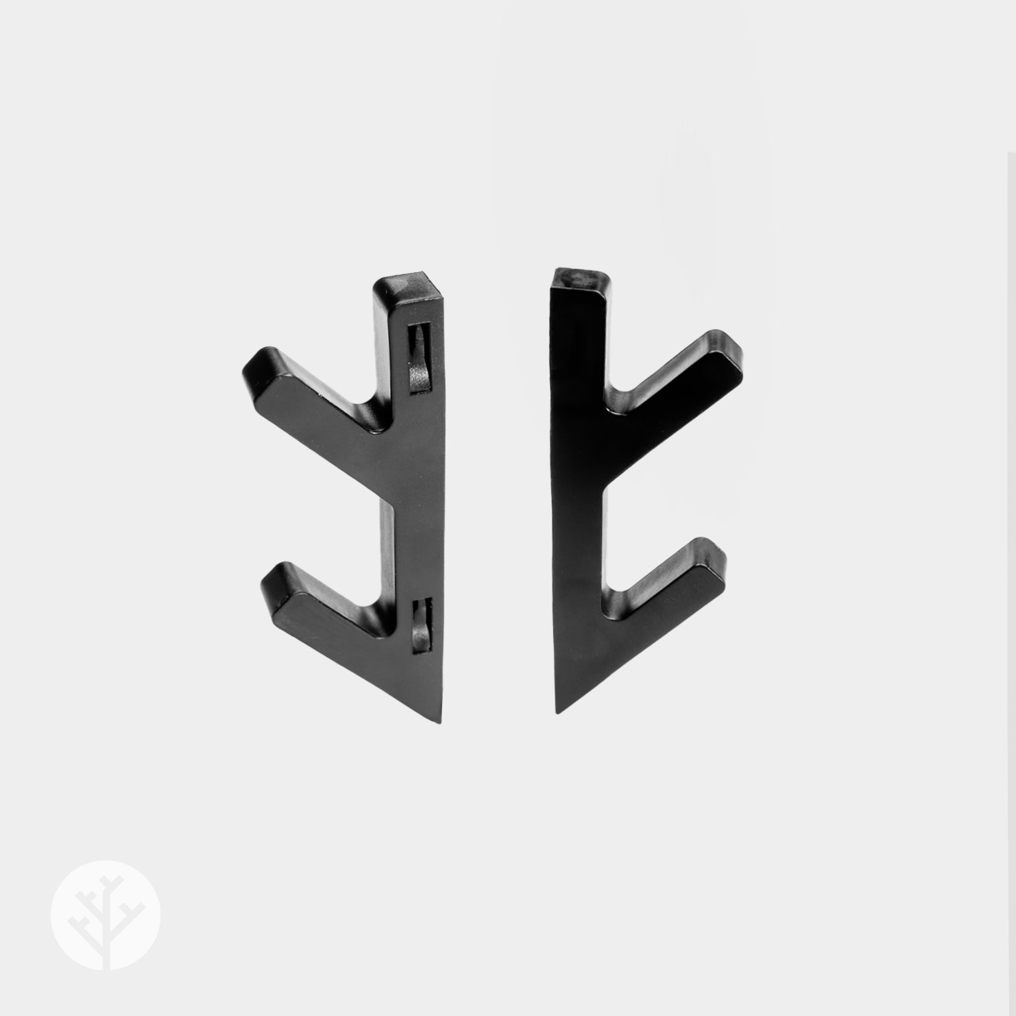 Black 3D Hook (2pk) | Panel Accessories by Acupanel®