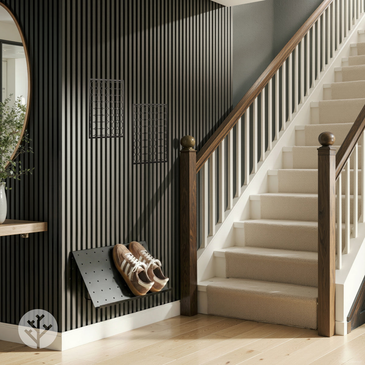 Storage Grid with Four Hooks | Panel Accessories by Acupanel®