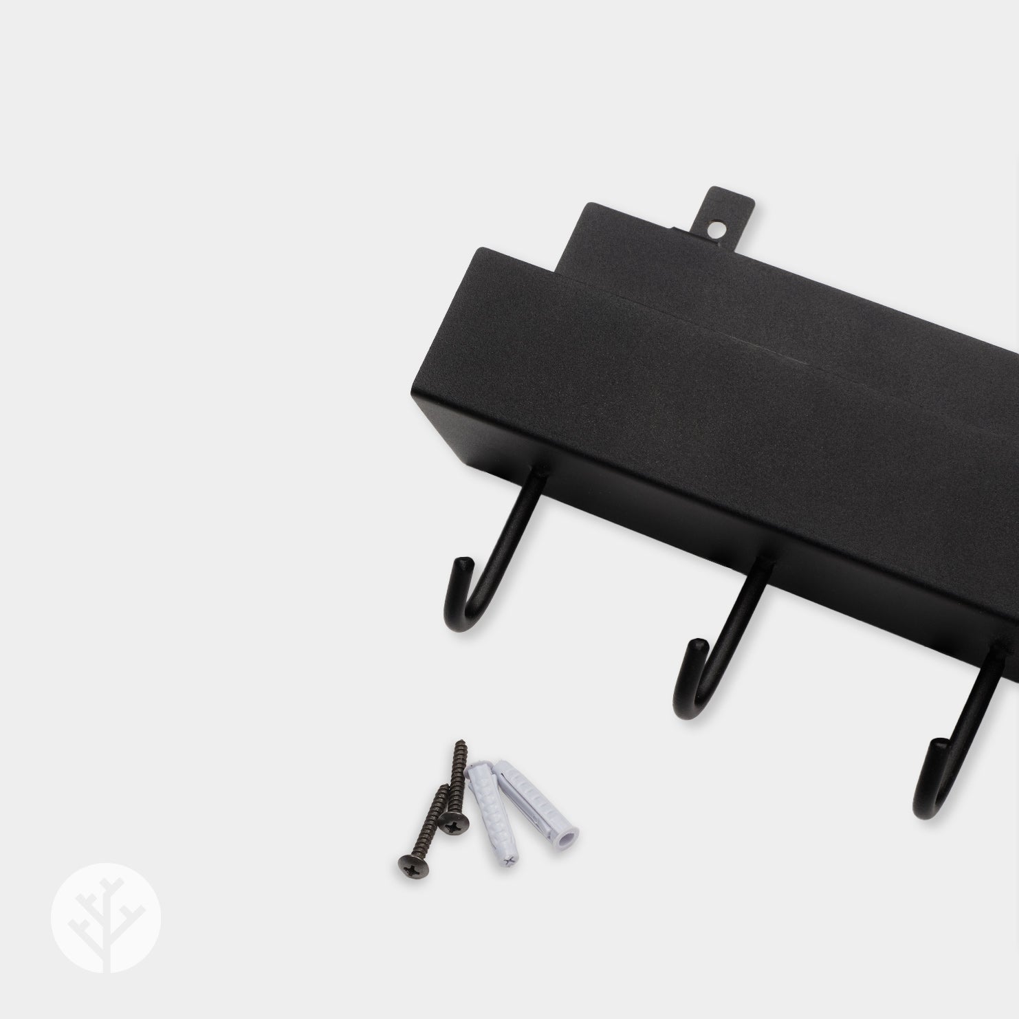 Shelf With Four Hooks | Panel Accessories by Acupanel®