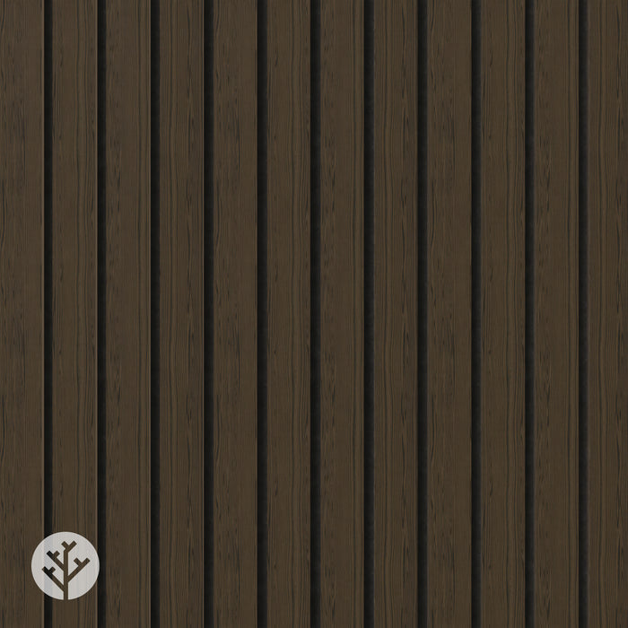 Acupanel® Smoked Oak Fire-Rated Acoustic Wood Wall Panels