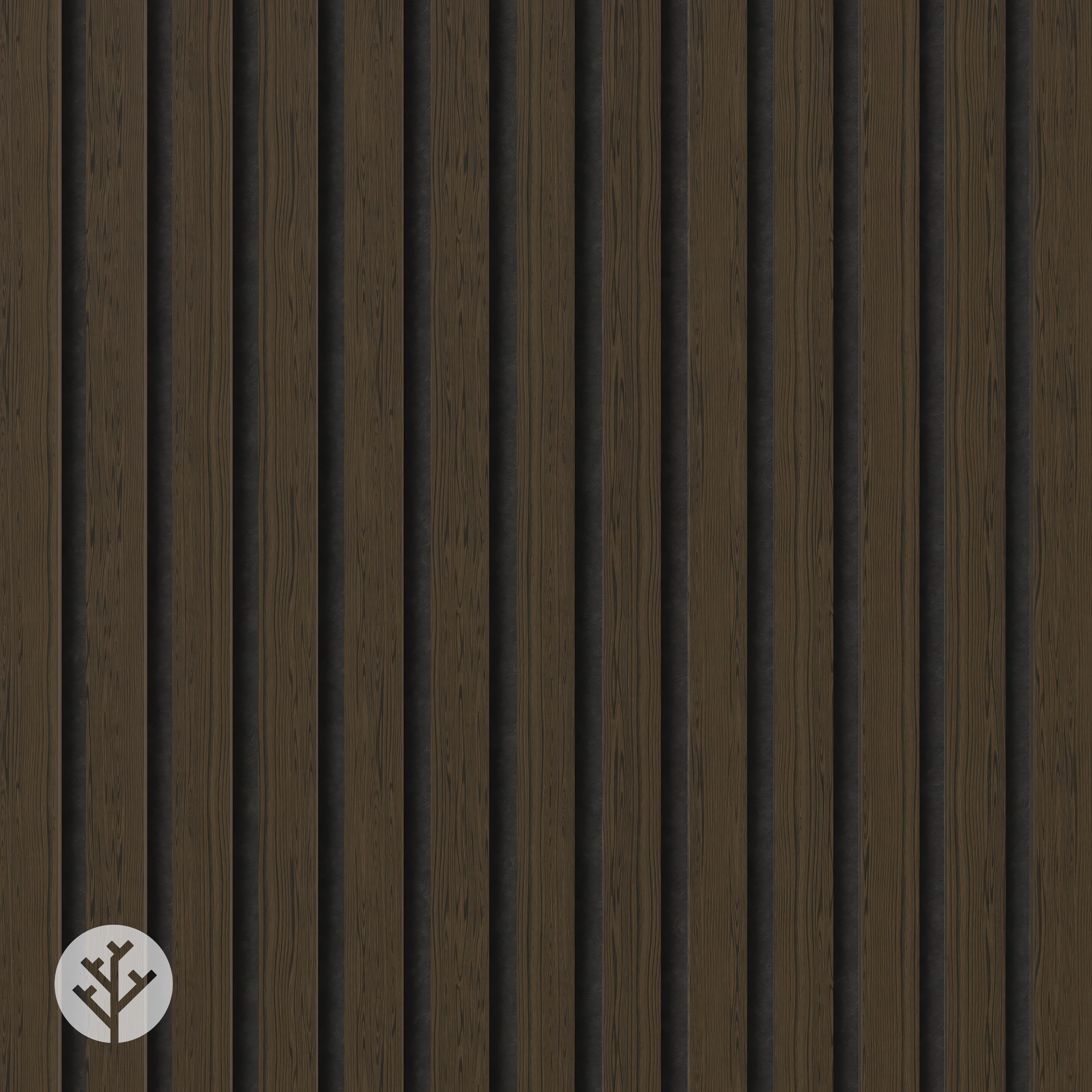 Acupanel® Smoked Oak Fire-Rated Acoustic Wood Wall Panels