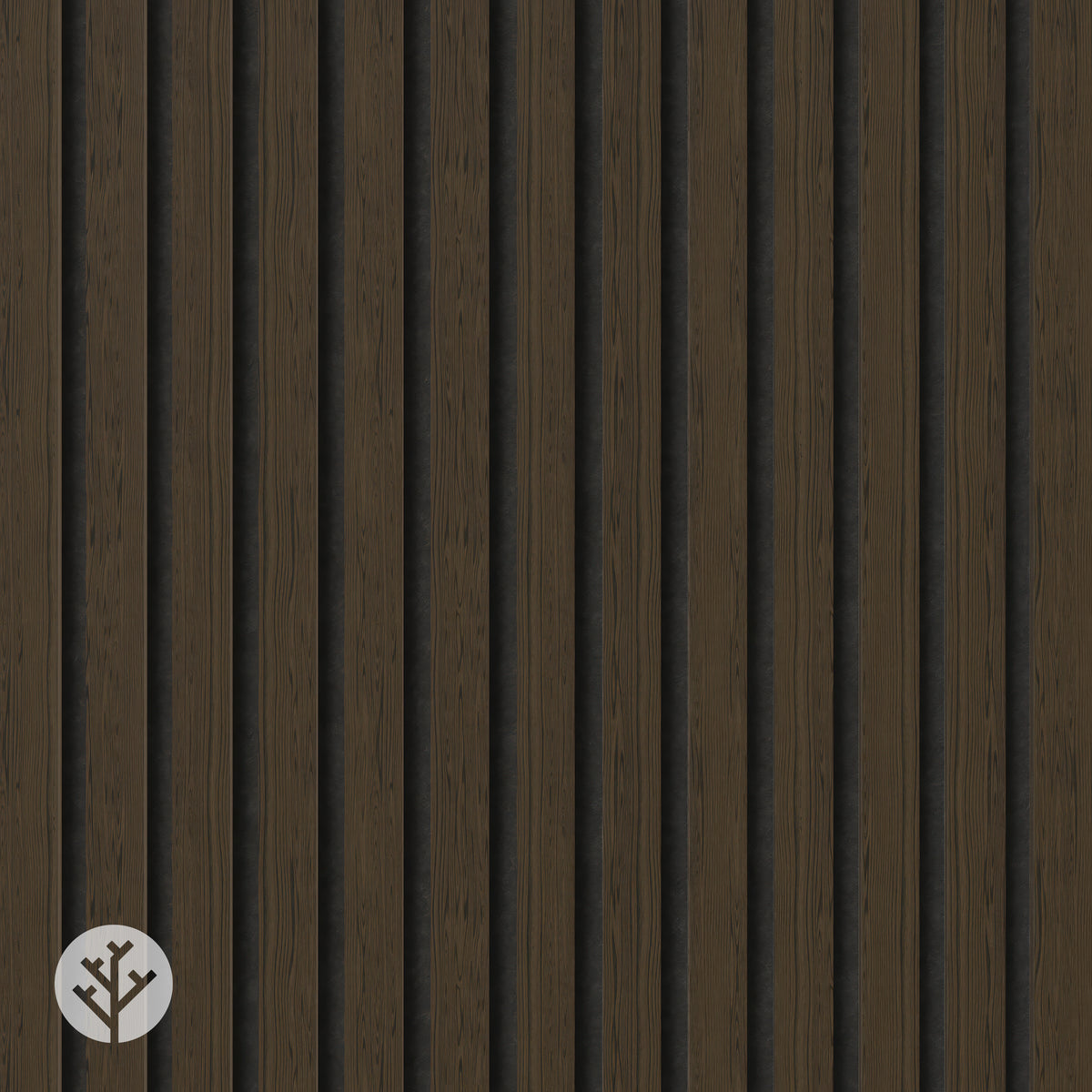 Acupanel® Smoked Oak Fire-Rated Acoustic Wood Wall Panels