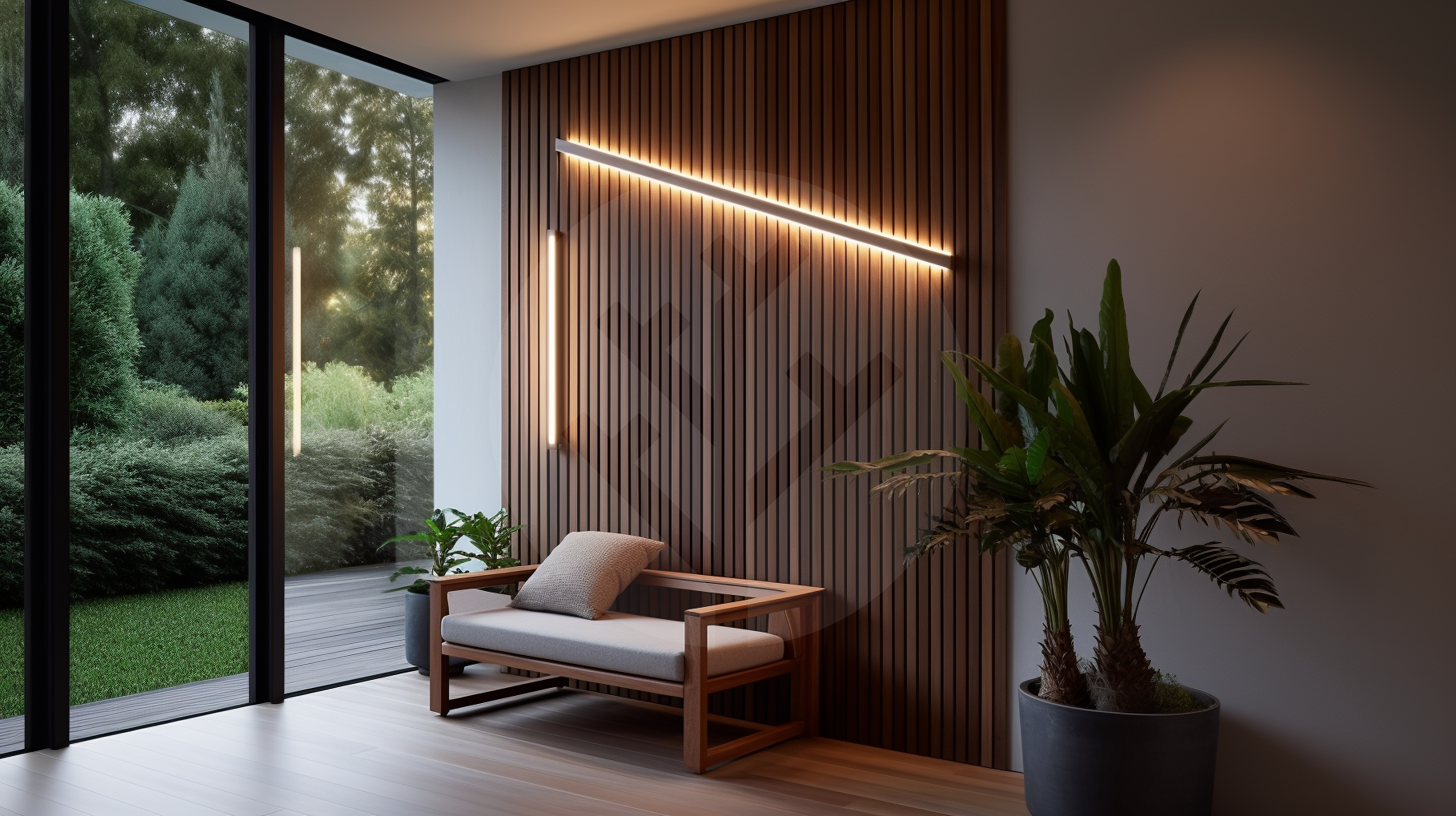 Acupanel® Luxe Natural Walnut Acoustic Wood Wall Panels