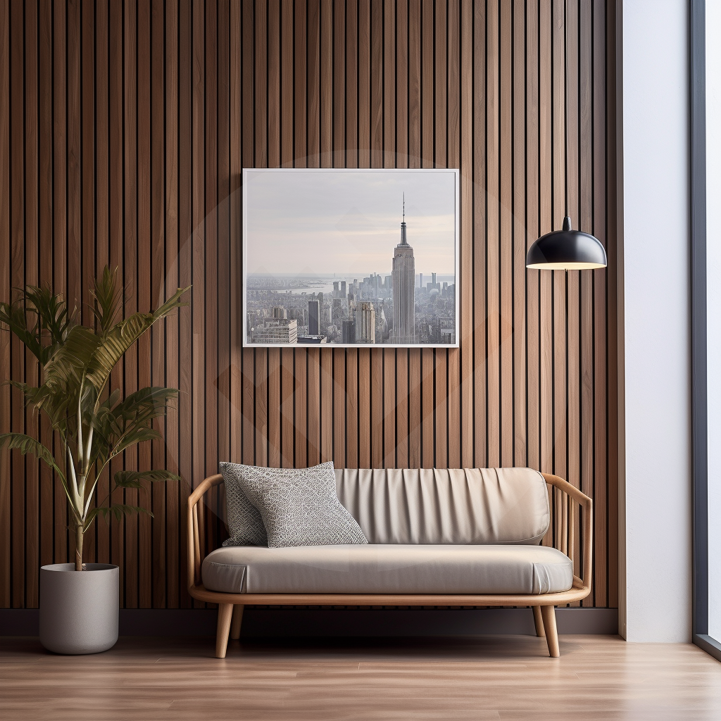 Acupanel® Luxe Natural Walnut Acoustic Wood Wall Panels