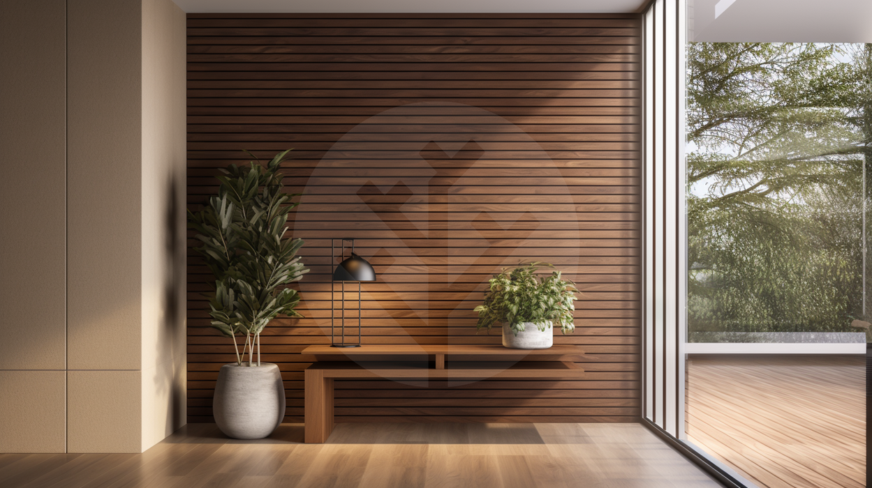 Acupanel® Luxe Natural Walnut Acoustic Wood Wall Panels