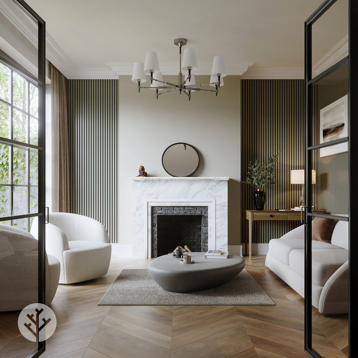 Acupanel® Colour Olive Green Acoustic Wall Panels