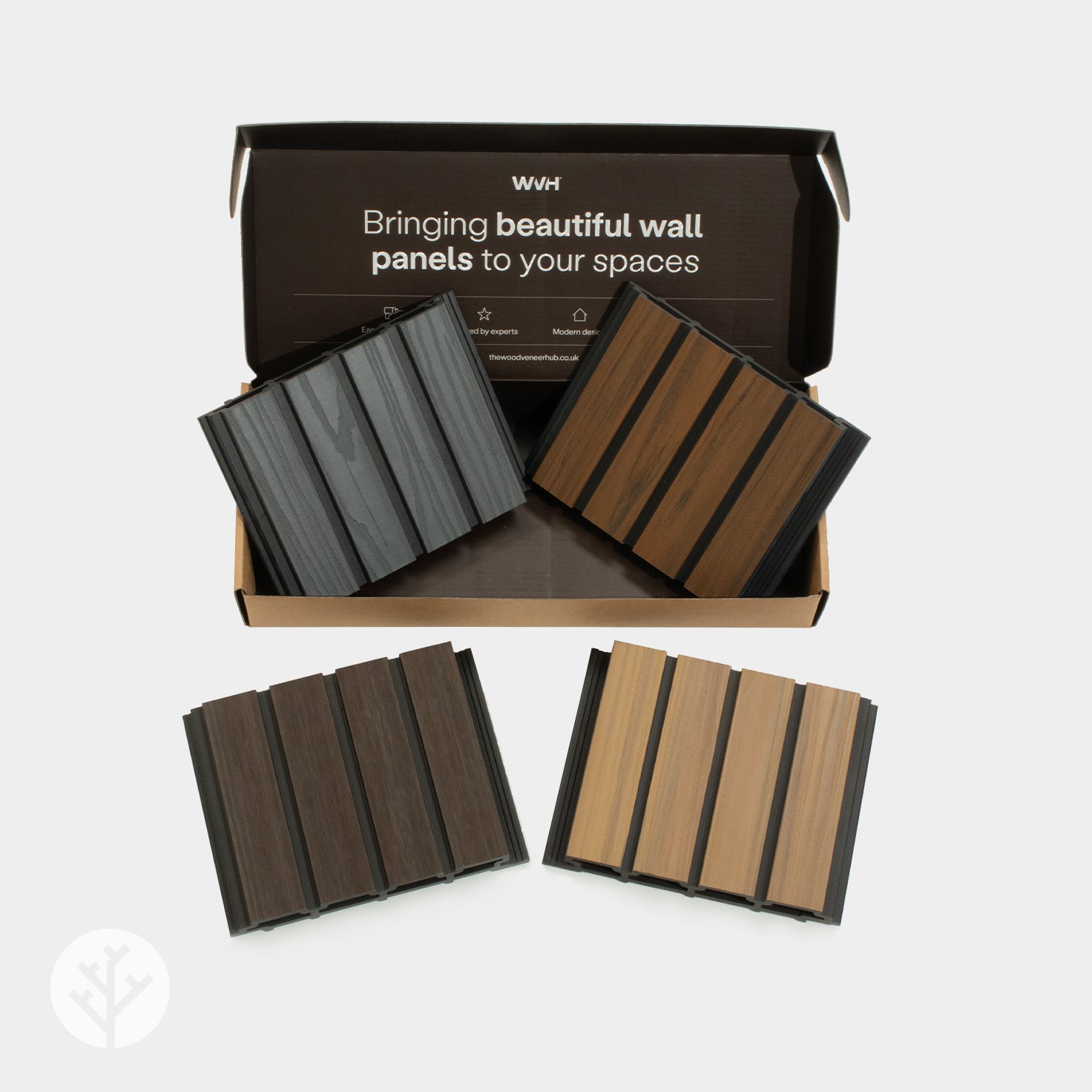 Plaank® | Exterior Slat Wall Panel Sample Box