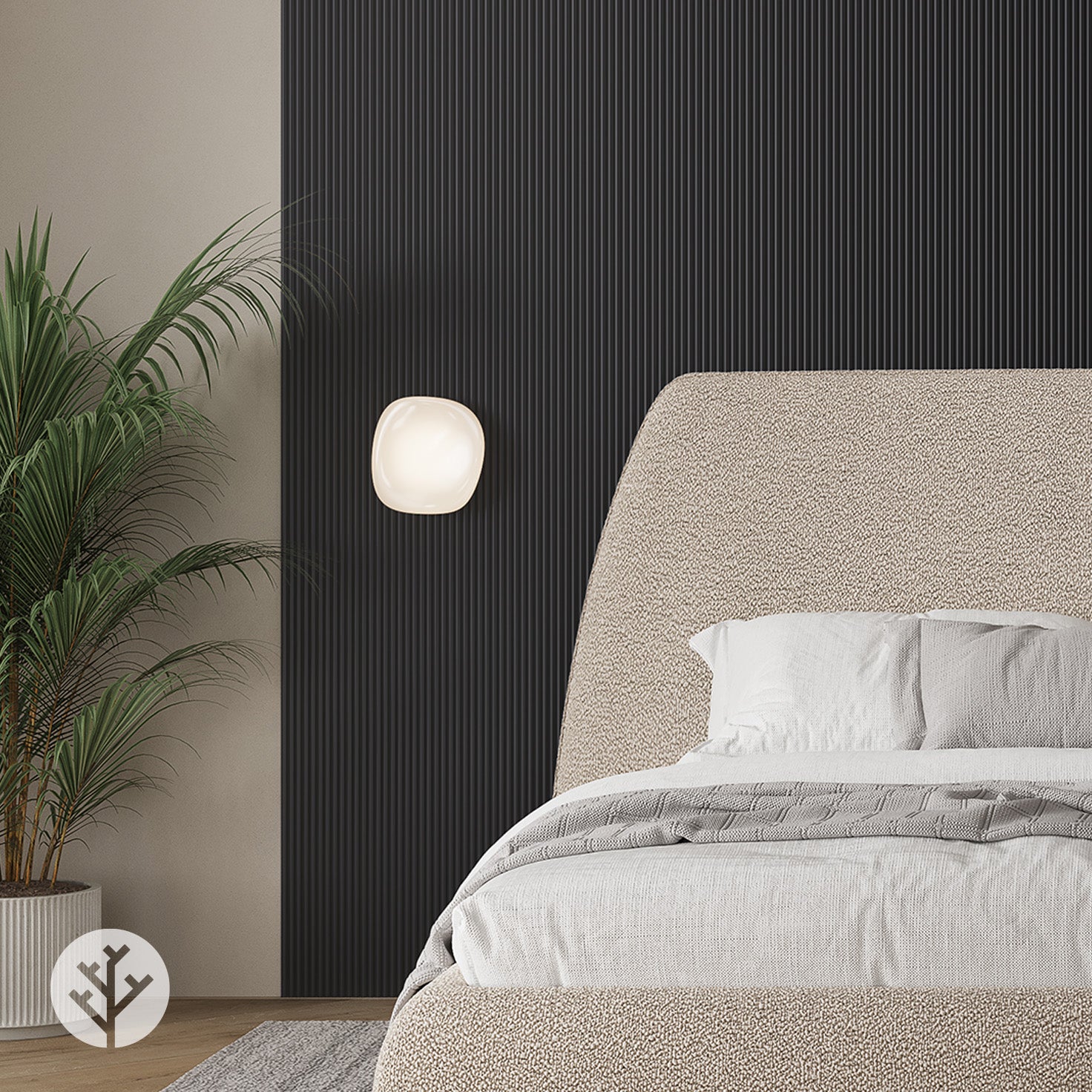 Flutto® Black Mini-Ridge Flexible Tambour Wood Panels