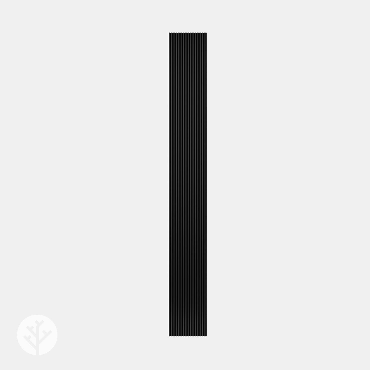 Flutto® Black Mini-Ridge Flexible Tambour Wood Panels