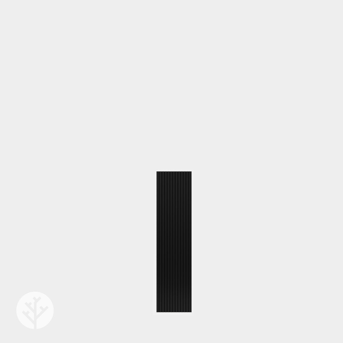 Flutto® Black Mini-Ridge Flexible Tambour Wood Panels