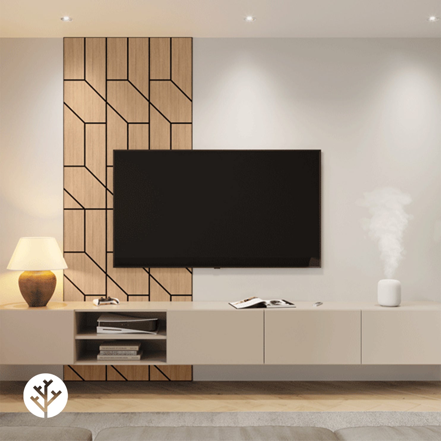 Geo-Lite® Trapeze Geometric Wall Panels