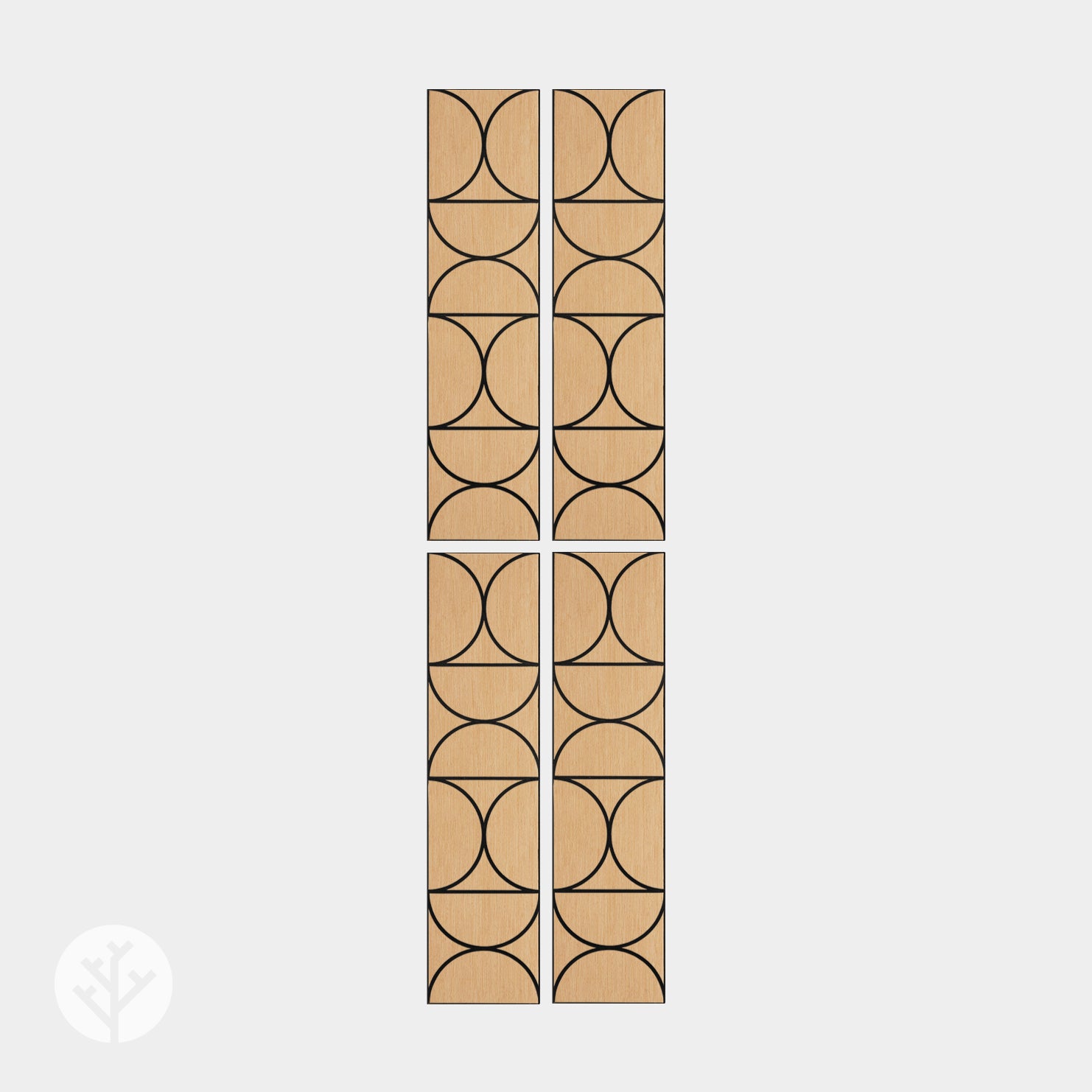 Geo-Lite® Circle Geometric Wall Panels
