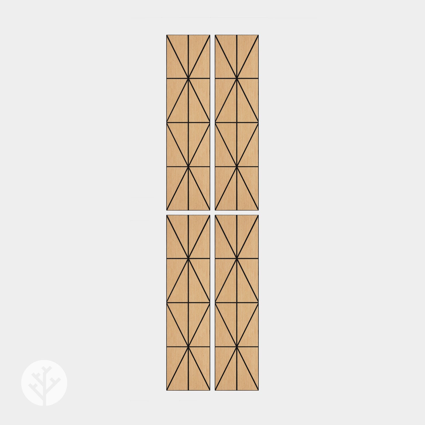 Geo-Lite® Diamond Geometric Wall Panels